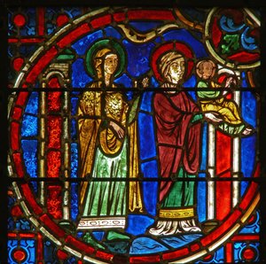 Window depicting the Presentation in the Temple