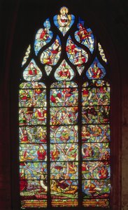 Window depicting the Tree of Jesse by French School
