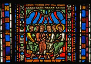 Window s2-C depicting Pentecost by French School