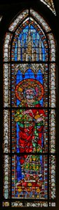 Window w11 depicting Emperor Henry de Bamberg by French School