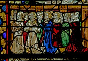 Large Group of Donors (Window W12) by French School