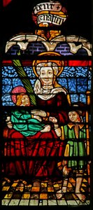 St Anne, Mary and Christ by French School