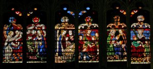 The Annunciation, Nativity: Mary Cleophas with St James Less : Mary Salome with St John : St Anne with the Virgin as a Trinity by French School