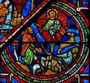 Moses and the Burning Bush by French School