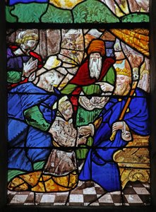 Window depicting a Scene from the Life of St Yves by French School