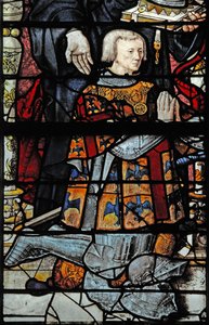 Window depicting Guillaume de Montmorency, the donor