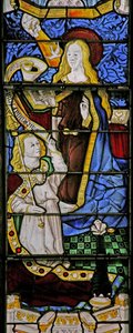 Window depicting the Annunciation