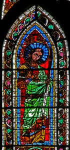 Window w202 depicting St Agnes