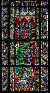 Window w204 depicting St Marine