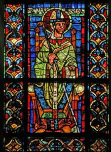 Window w210 depicting Bishop Manasses
