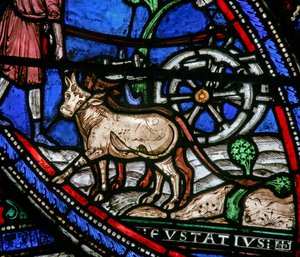 Life of St Eustache: He Works the Land