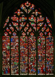 Window depicting the Tree of Jesse by French School