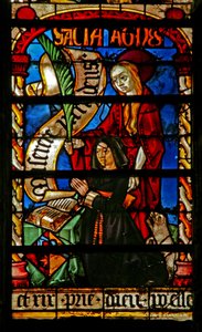 Donor - Agnes Bonjean with St Agnes by French School