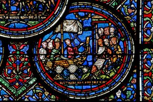 St Thomas Becket Sets Sail for England by French School