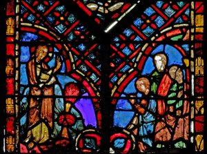God blesses the people of Israel by French School