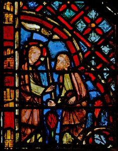 God gives Moses the scepter by French School