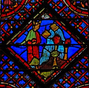 Moses Breaks the Tables of the Law by French School
