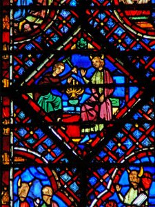 Moses Watches Bezalel Making the Menorah by French School