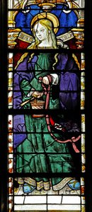 Window depicting St Martha by French School