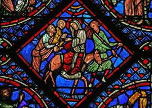 Flight into Egypt by French School