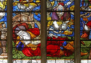 Window w3 depicting Jesse on the Tree of Jesse