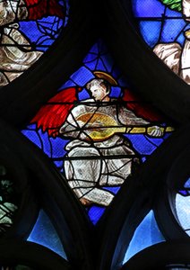 Angel Musician by French School