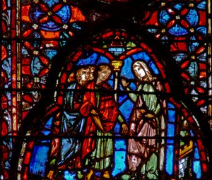 The Prostitute Rahab with the Spies. Josh 2 by French School