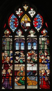 Window w5 depicting the events at Simon