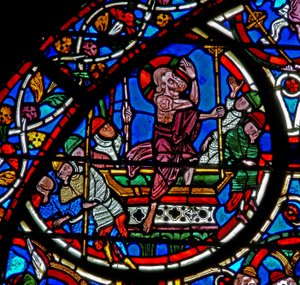 Window depicting the Resurrection by French School