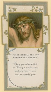 Woman, Behold Thy Son - Behold Thy Mother by French School