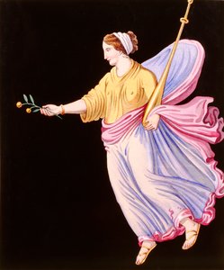 Woman Holding an Olive Branch by French School