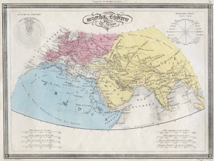 World known of the ancients - Plate extracted from 