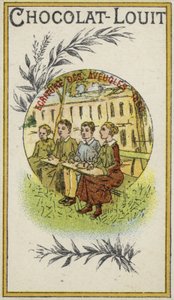 Writing for the Blind, 1830 by French School