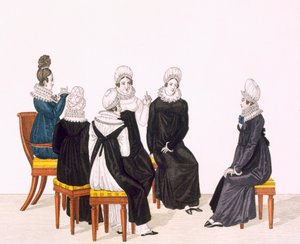 Young Women Chatting, c. 1820