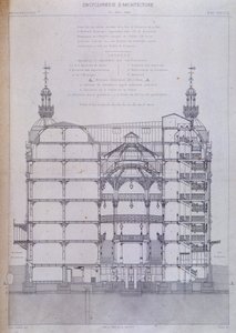 Department Store Le Printemps in Paris: Cross-Sectional Architecture by French School