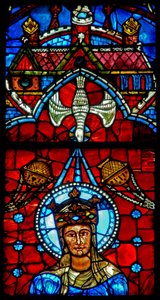 Dove of Holy Spirit and the Virgin Mary by French School
