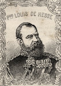 Portrait of the Grand Duke of Hesse Louis IV by Hesse - 1870-71
