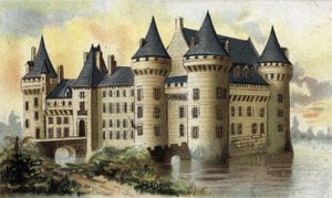 View of the Castle of Sully (Loiret)