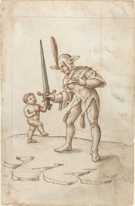 Turn Aside the Sharp Sword by French early 16th Century
