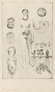 Frida and the Miscarriage by Frida Kahlo