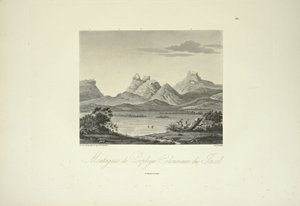 Mountains of Columnar Porphyry, Jacal, Drawn by Marchais, Engraved by Bouquet, Illustration from 