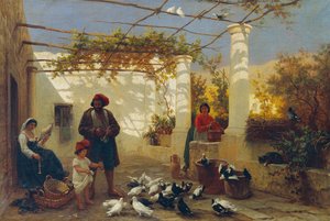 In an Italian Pergola