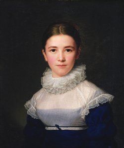 Portrait of Lina Groger, the Foster Daughter of the Artist