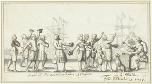 Symbol of the Peace Negotiations in 1706 (?) by Friedrich Ebisch