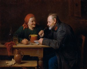 The Midday Meal by Friedrich Friedländer Ritter von Malheim