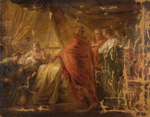 Agamemnon Returns Briseis to the Tent of Achilles by Friedrich Heinrich Fuger