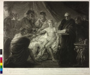 Alexander the Great and His Physician Philip by Friedrich Heinrich Fuger