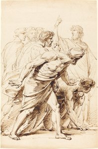 Seven Men in Antique Dress by Friedrich Heinrich Fuger