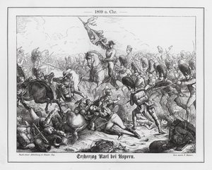 Archduke Charles of Austria at the Battle of Aspern-Essling