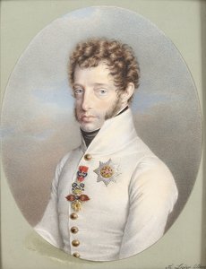 Archduke Ludwig Lithograph Colored by Friedrich Lieder